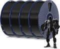 SUNLU PLA 3D Printer Filament, Black, 4KG