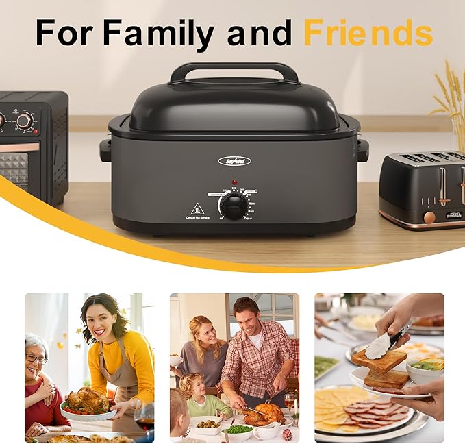 Sunvivi Roaster Oven, Electric Roaster Oven