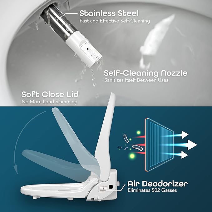 BidetMate 2000 Series Heated Bidet Japanese Toilet Seat