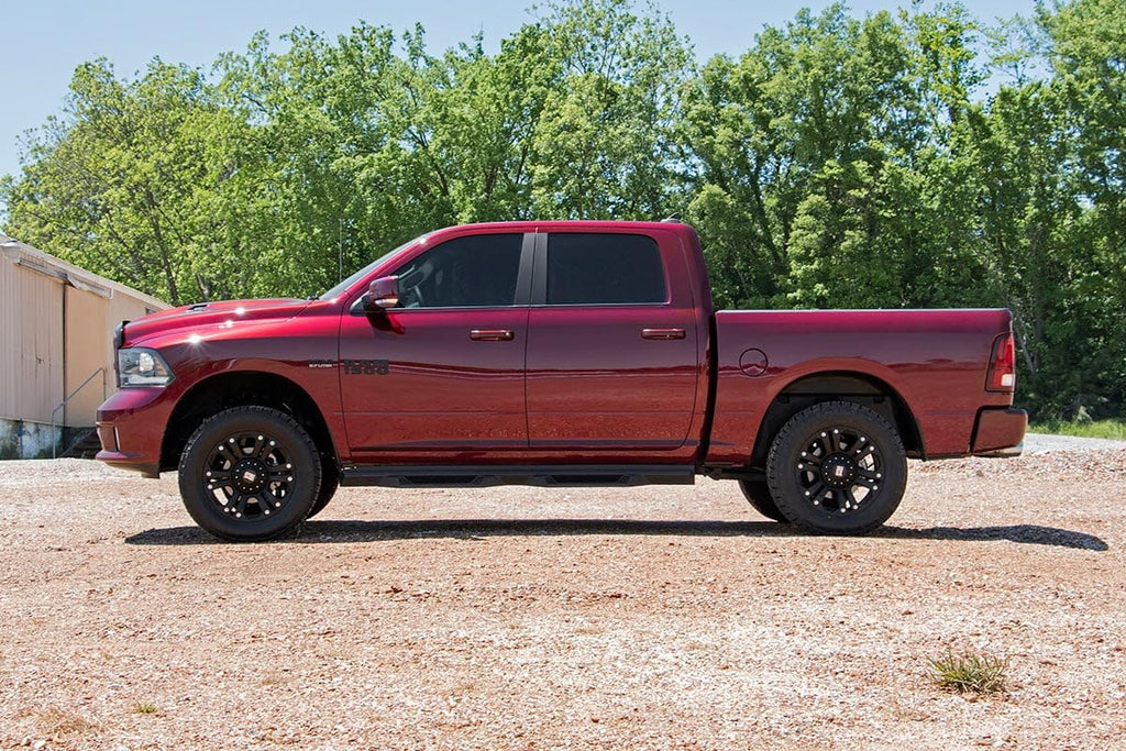 Rough Country 3" Suspension Lift Kit with N3 Struts & N3 Rear Shocks for Ram 1500 4WD (2012-2018) - Silver Upper Control Arms