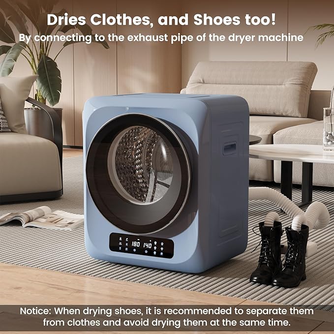 VCJ Portable Dryer for Laundry, 12lbs Clothes Dryer