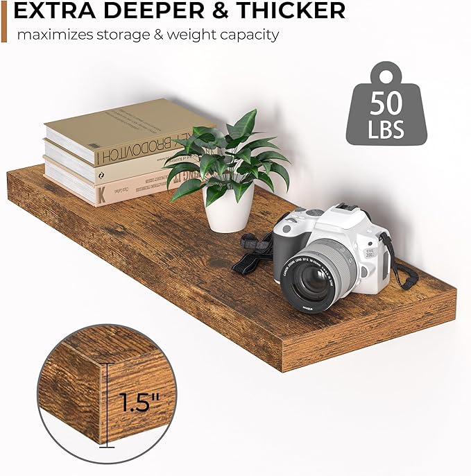 Floating Shelves (2 Pack)