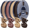 SUNLU Wood PLA Filament 1.75mm, 250g Spool Bundle, 3D Printer Filament