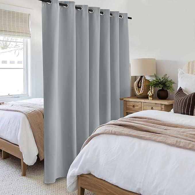 Beauoop 100% Blackout Curtains 96 Inches Long