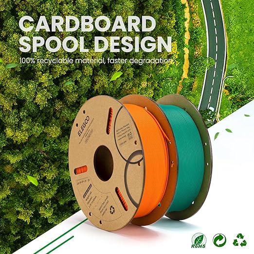 ELEGOO PLA Filament Bundle 10KG, 1.75mm 3D Printer Filament Dimensional
