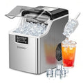 EUHOMY Ice Cube Maker Machine Countertop, 2 Ways to Add Water, 45Lbs/Day 24 Pcs
