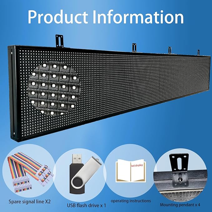 P10 Outdoor Led Sign Programmable Scrolling Digital Display Screen Message