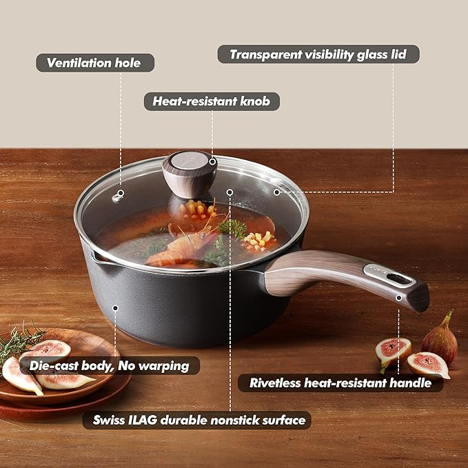 SENSARTE Nonstick Sauce Pan