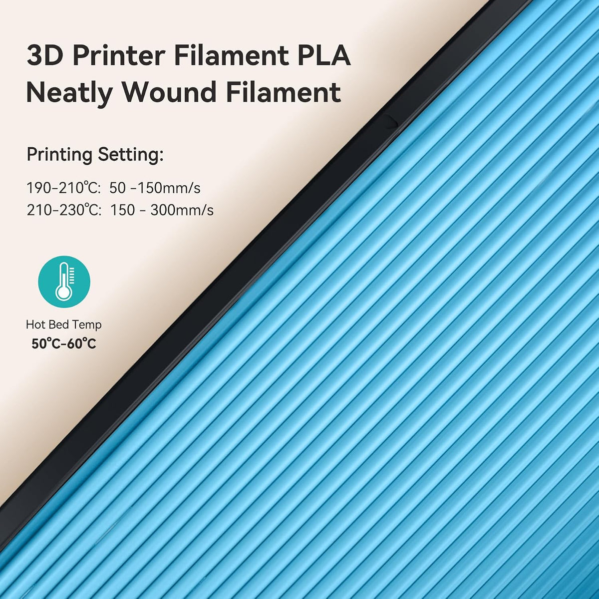 SUNLU 4KG Bundle PLA Matte 1.75mm, Matte Surface 3D Printer Filament