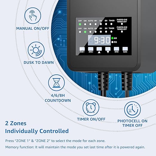 SUNVIE 200W Low Voltage Landscape Transformer