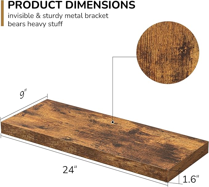 Floating Shelves (2 Pack)