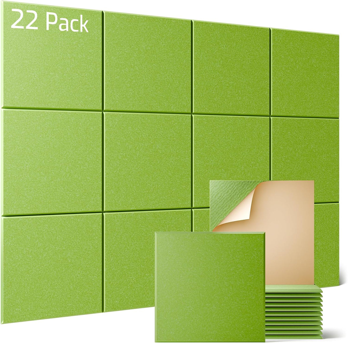 sonicism 22 pack acoustic wall panels shown in use