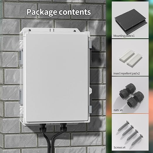 Namunanee Outdoor Electrical Junction Box, ABS Water Resistant Enclosure