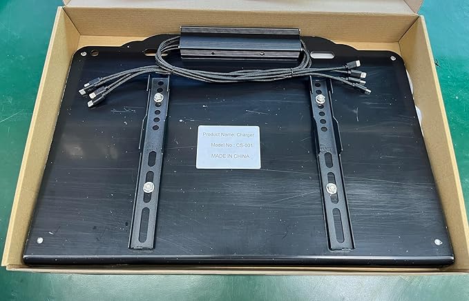 Wall Mounted Cell Phone Charging Station | 8 Ports High Speed Cables Charging