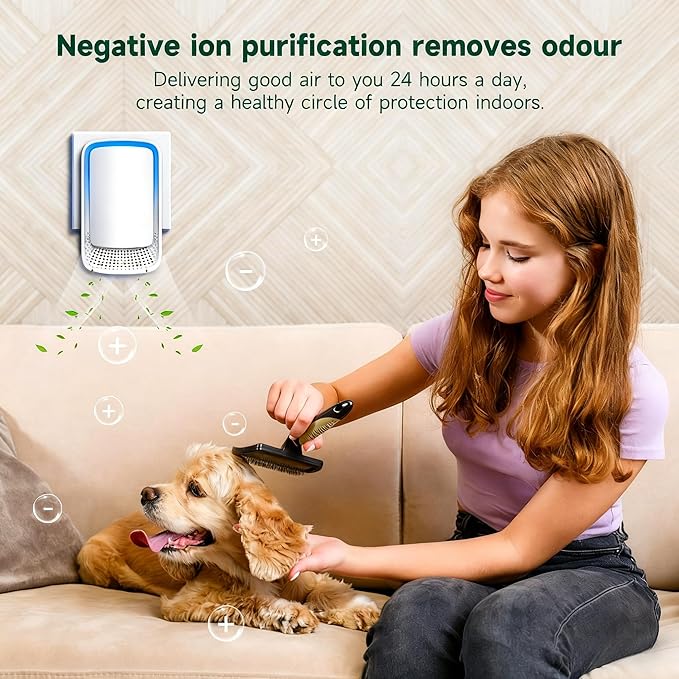 Plug In Air Ionizer Purifier for Home, Negative Ion Generator, Quiet Air (6 Pack)