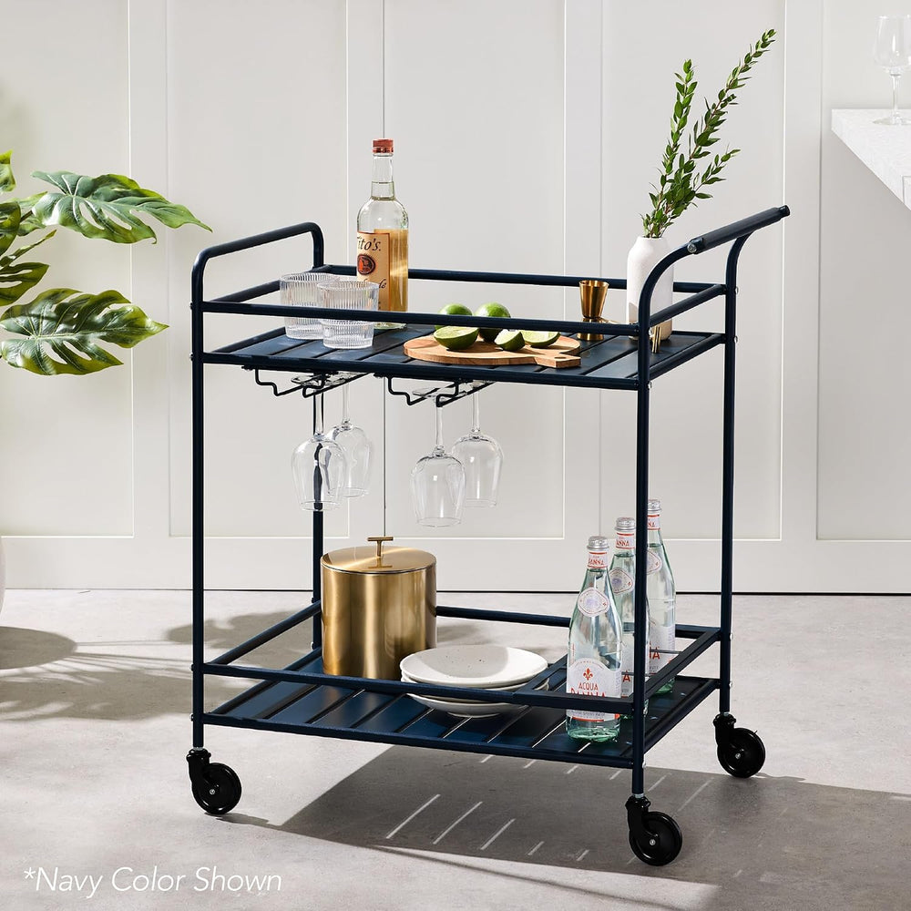 Best Choice Products Rolling Bar Cart, Mobile Home Bar Serving Cart, Serving ...