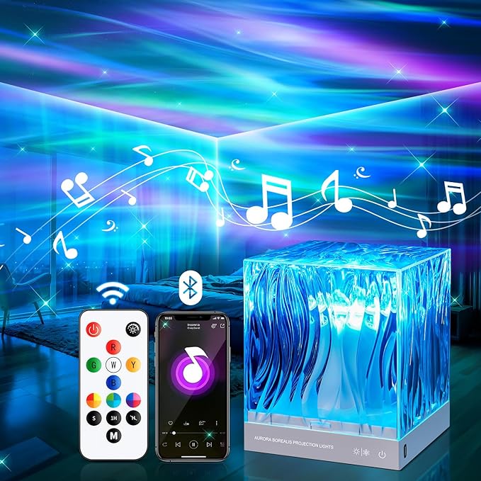 PIKOY Shower Lamp Shower Lights White Noise Sound Machine