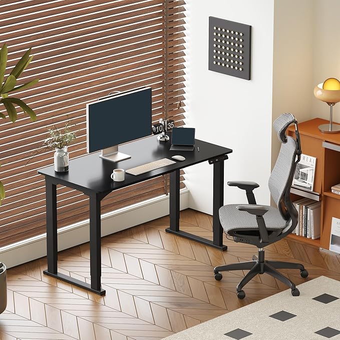 SANODESK 4-Leg Standing Desk, Electric Height Adjustable Desk