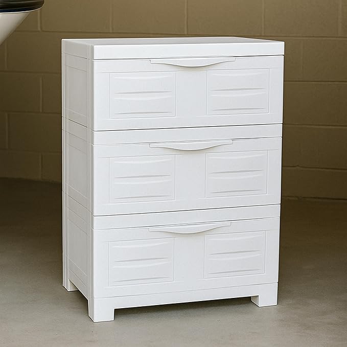 Sunnydaze 29.5" H 3-Tier Storage Cabinet