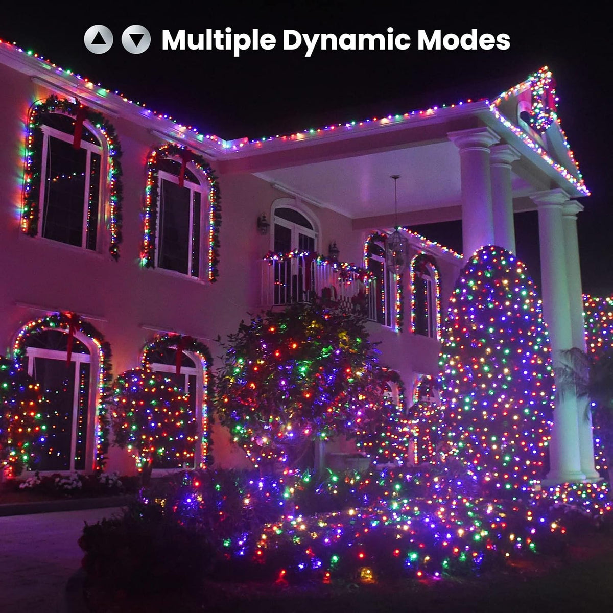 ODEETRONIC 66ft 200 LED Halloween String Lights Color Changing with Remote