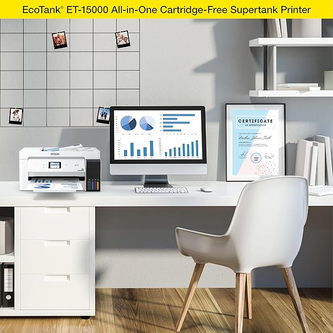 Epson EcoTank ET-15000 Wireless Color All-in-One Supertank Printer