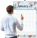 GuassLee Extra Large Wall Calendar 2026, 24-Month Aesthetic Large Calendar Jan.