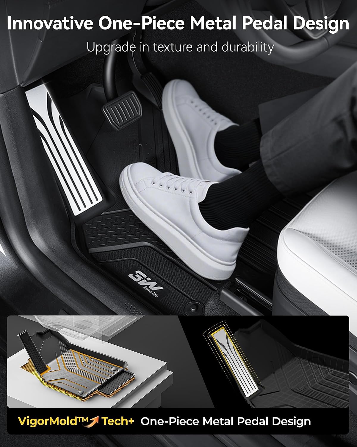 3W Tesla New Model Y Juniper 2025 2026 2027 Floor Mats, Not for Standard