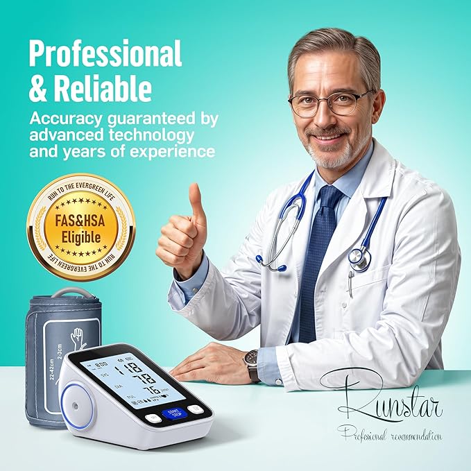 RunStar Upper Arm Blood Pressure Monitor