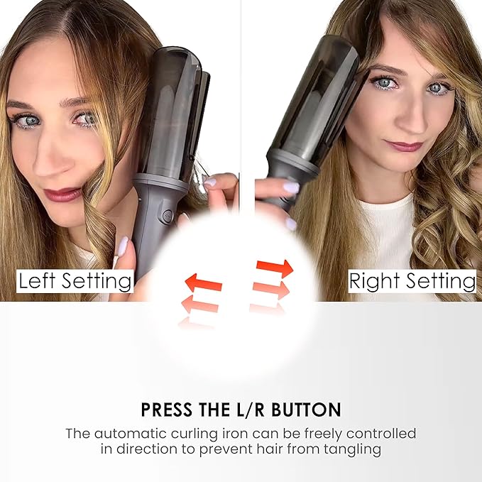 LA MAESII Automatic Rotating Curling Iron, Hair Curler