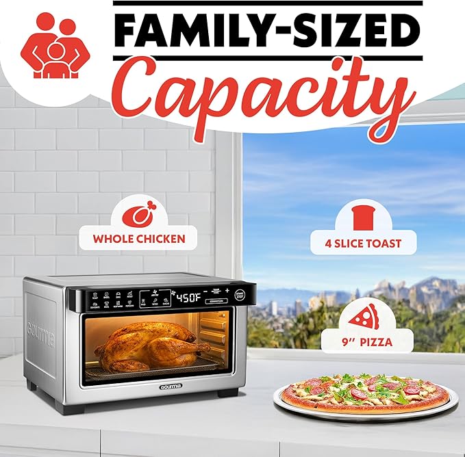 Gourmia Toaster Oven Digital Air Fryer