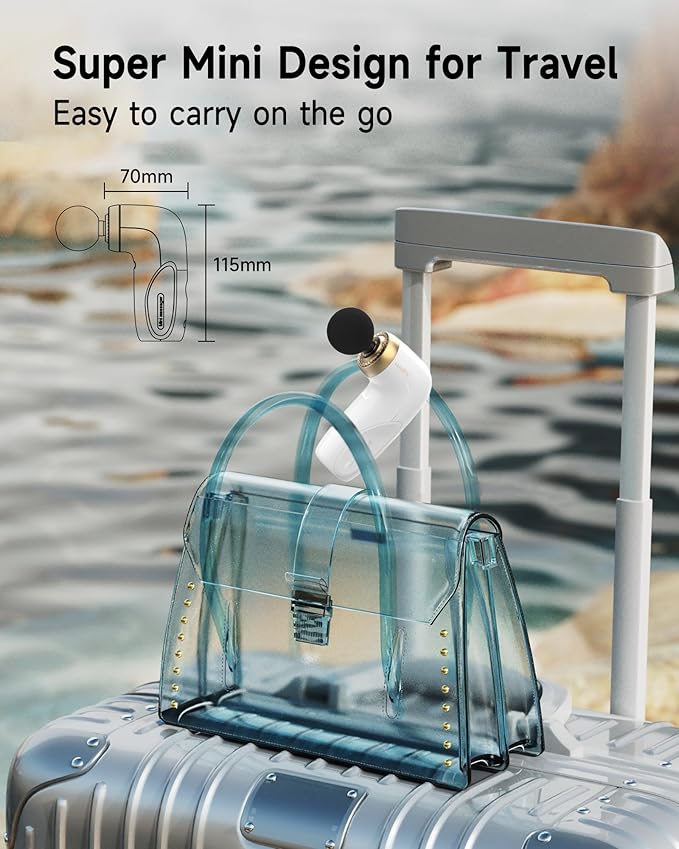 A1 Super Mini Massage Gun, Percussion Deep Tissues Muscle Massager, Compact