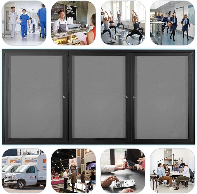 Enclosed Bulletin Board Outdoor Noticeboard