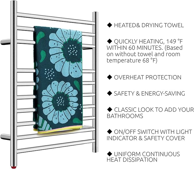HEATGENE Towel Warmer, Compact Electric Towel Warmer