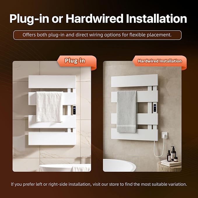 Electric Heated Towel Warmer Rack