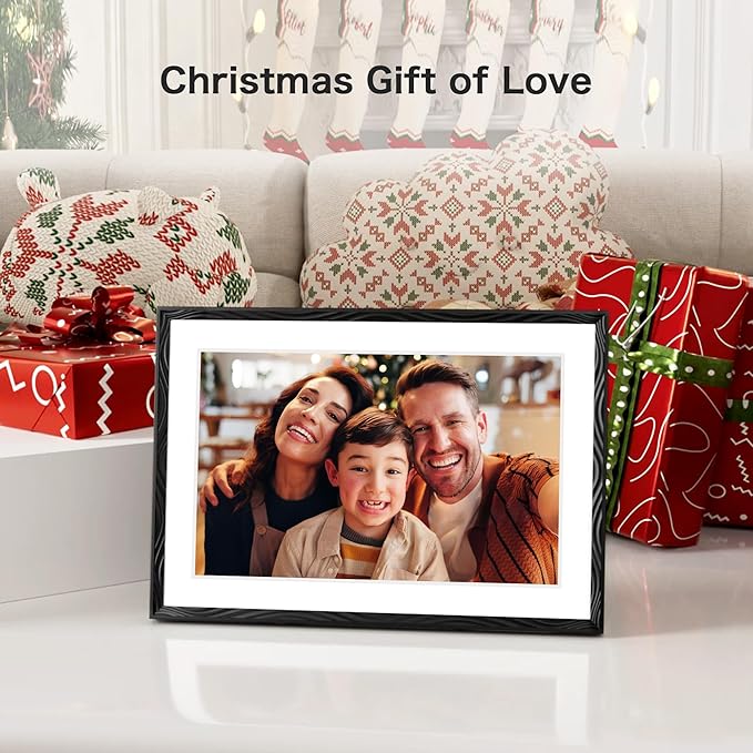 Digital Picture Frame, 10.1'' Frameo Digital Frame Wifi, 32GB Memory, 1280*800