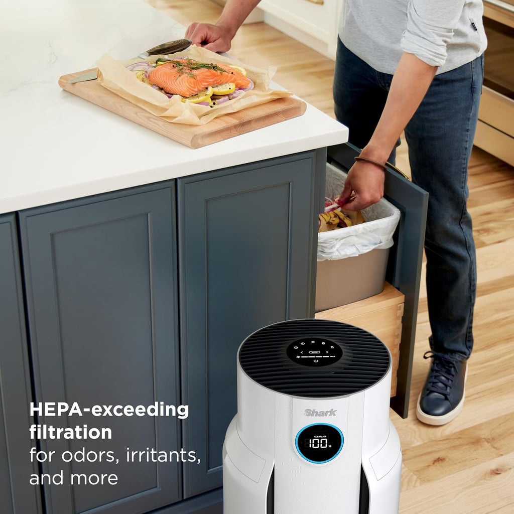 Shark NeverChange Air Purifier Max with Odor Neutralizer, HP302, Dove