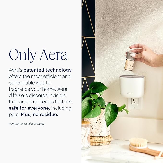 Aera Mini Home Fragrance Diffuser and Mini Moondance Scent Refill Bundle