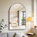 GLASHOM Arched Bathroom Mirror, Wall Mounted Mirror, Living Room, Vertically