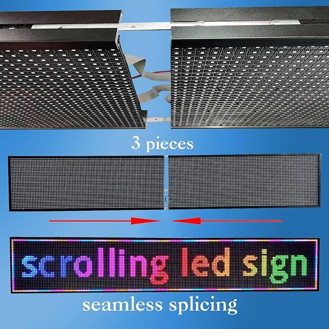 P10 Outdoor Led Sign Programmable Scrolling Digital Display Screen Message
