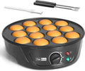 Non Stick Mini Pancakes Maker Machine, Electric Poffertjes Pan