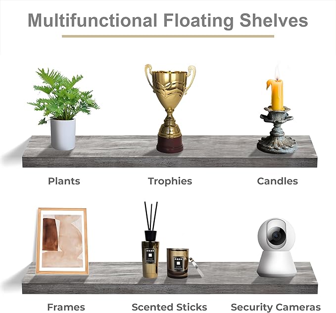 Sorbus Floating Shelves for Wall (2 Pack)