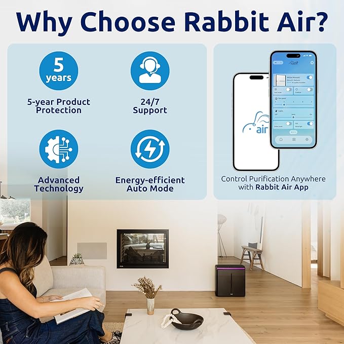 Rabbit Air, A3 SPA-1000N Air Purifiers