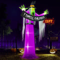 13FT Halloween Outdoor Inflatables, Large Scary Blow Up Witch Yard Decor