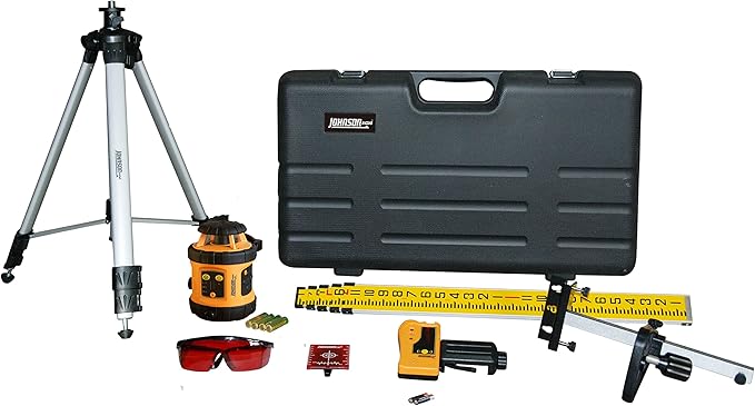 Johnson Level & Tool 40-6517 Self-Leveling Rotary Laser System, 29 x 7"