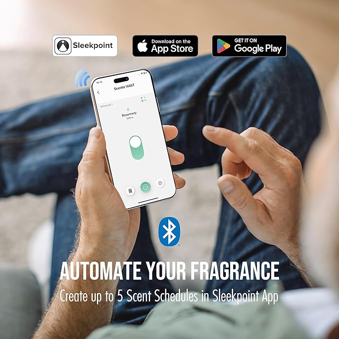 Airversa Smart Waterless Essential Oil Diffuser Scent Air Machine