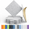 Amantech 12 Pack Acoustic Panels Self Adhesive Sound Proof Foam, High Density