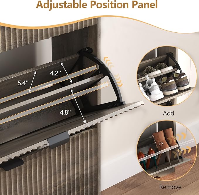 Shoe Cabinet Storage for Entryway