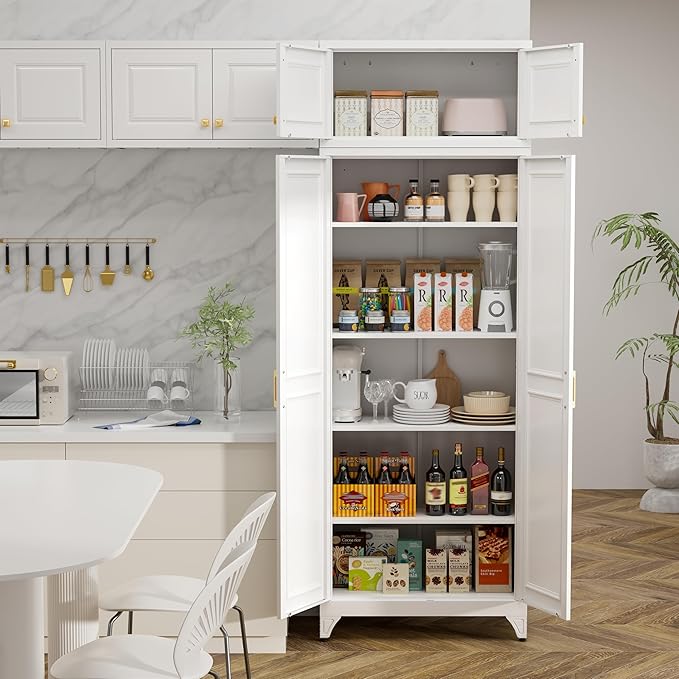 Kitchen Pantry Storage Cabinets, Utility Kitchen Cupboard, Large Steel Cabinets