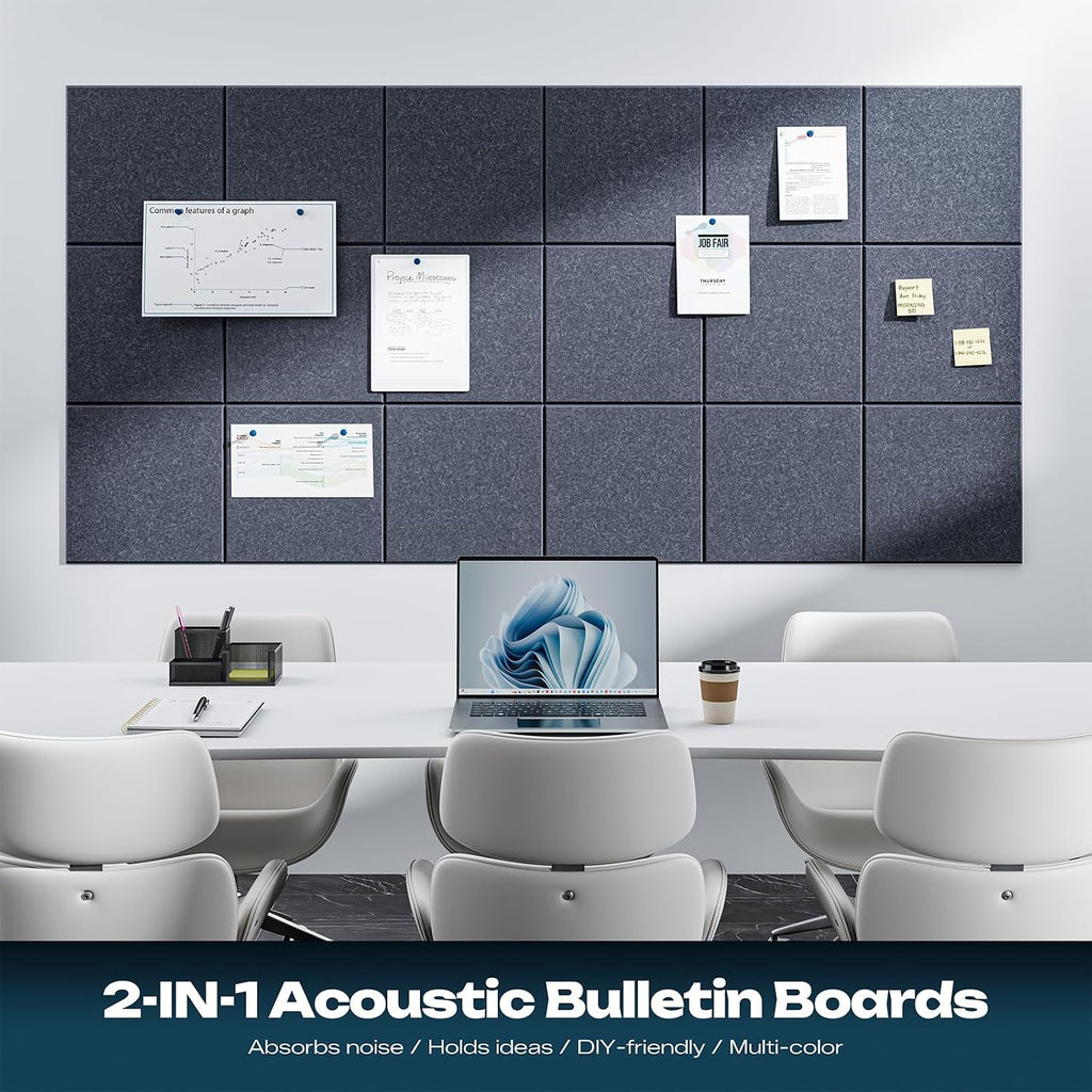 sonicism 22 pack acoustic wall panels, close-up detail