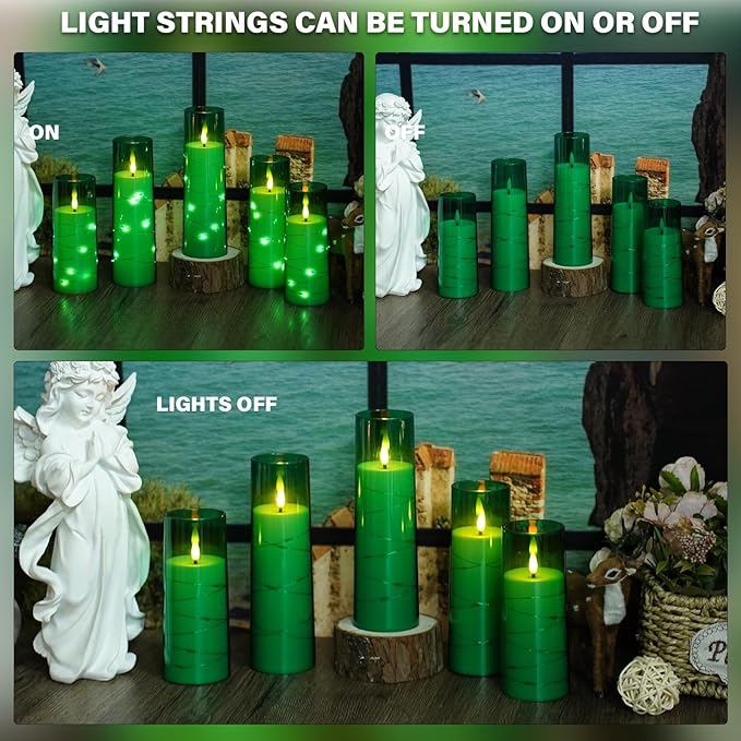 Flickering Flameless LED Candles, Battery Operated Candles 9 Pcs
